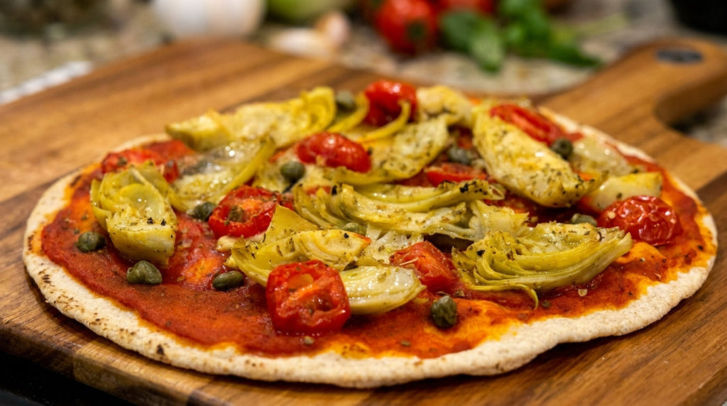 Artichoke & Caper Vegan Pizza