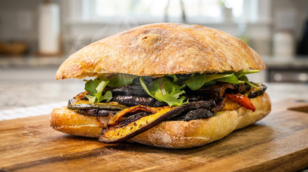 Vegan Roasted Veggie Sandwich