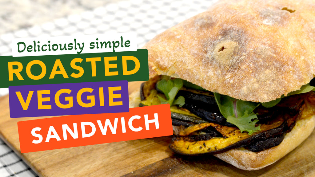 Vegan Roasted Veggie Sandwich Recipe