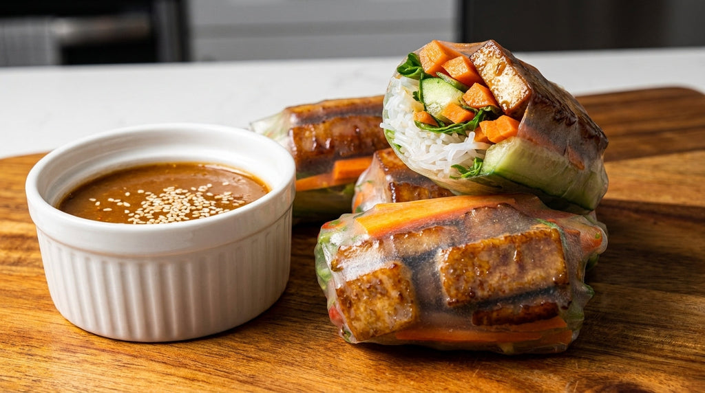 Vegan Tofu Spring Rolls