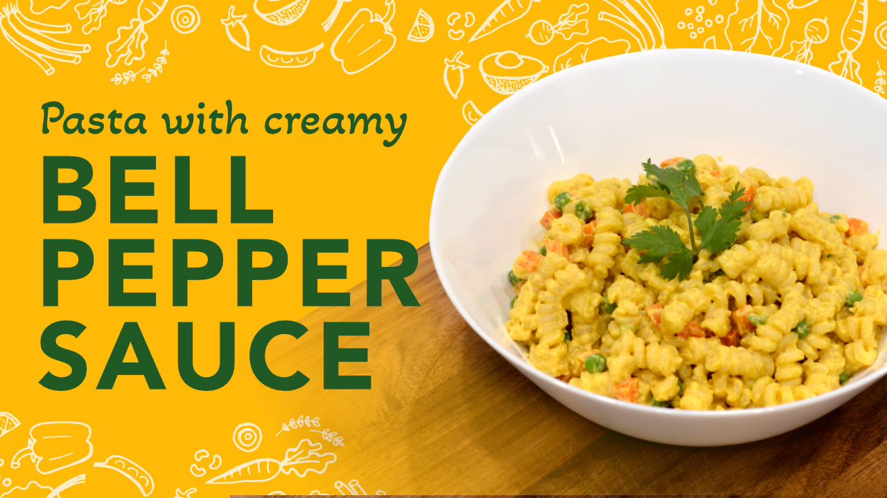 Creamy Vegan Bell Pepper Sauce Pasta