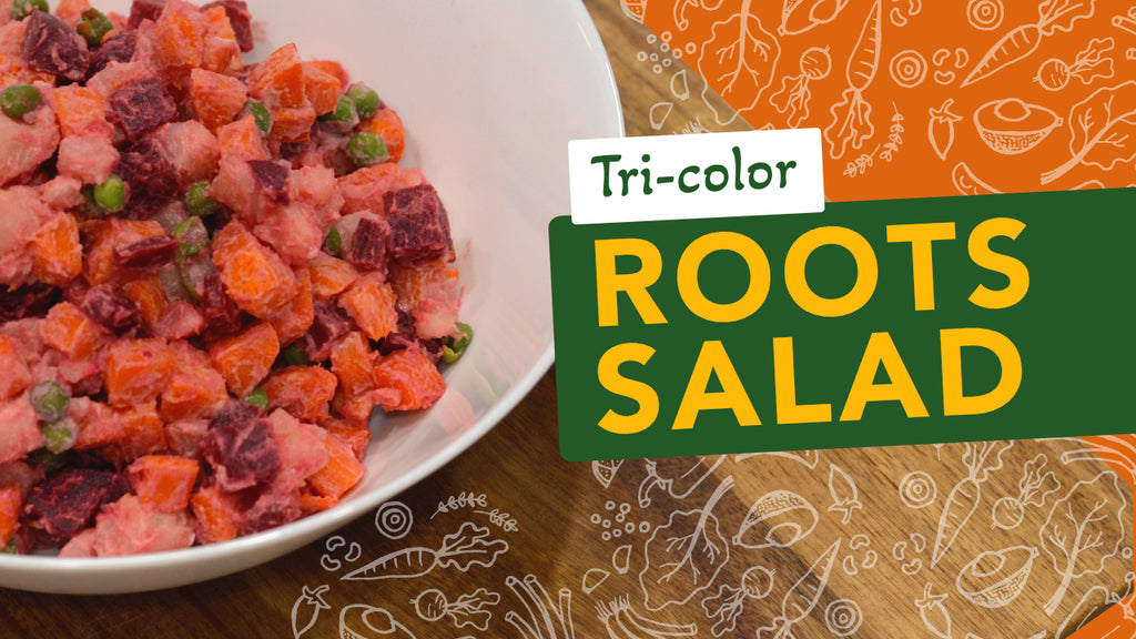 Vegan Potato Beet and Carrot Salad Recipe