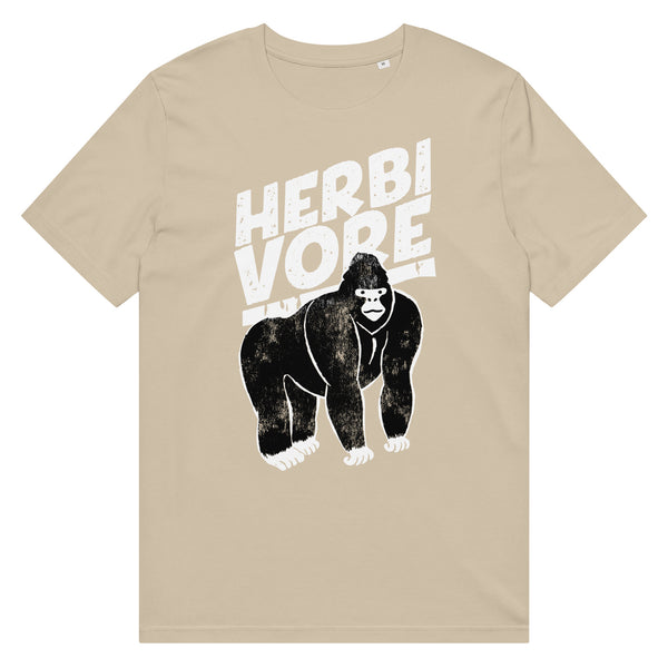 Herbivore Gorilla Vegan T-Shirt - Vegan Clothing by The Dharma Store