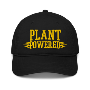 Plant Powered Hat Front Black