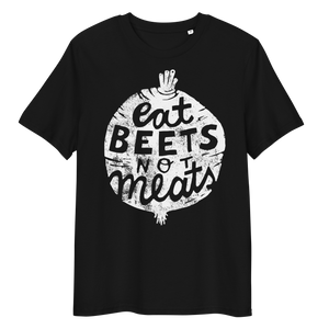 Vegan T-Shirt - Eat Beets not Meats - Black

