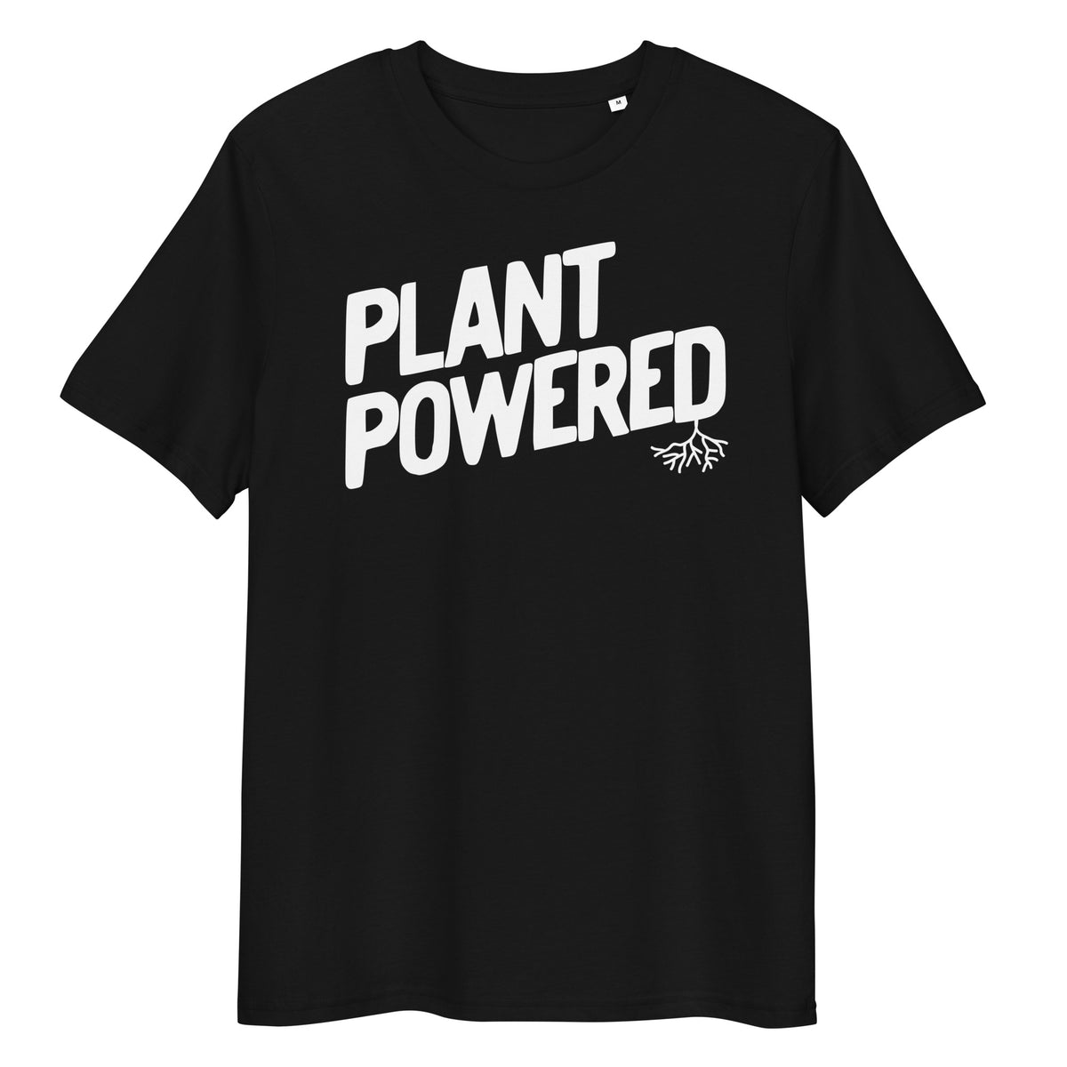 Vegan T-Shirt - Plant Powered - Black
