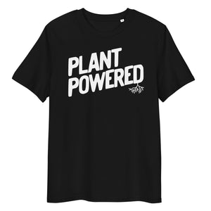 Vegan T-Shirt - Plant Powered - Black
