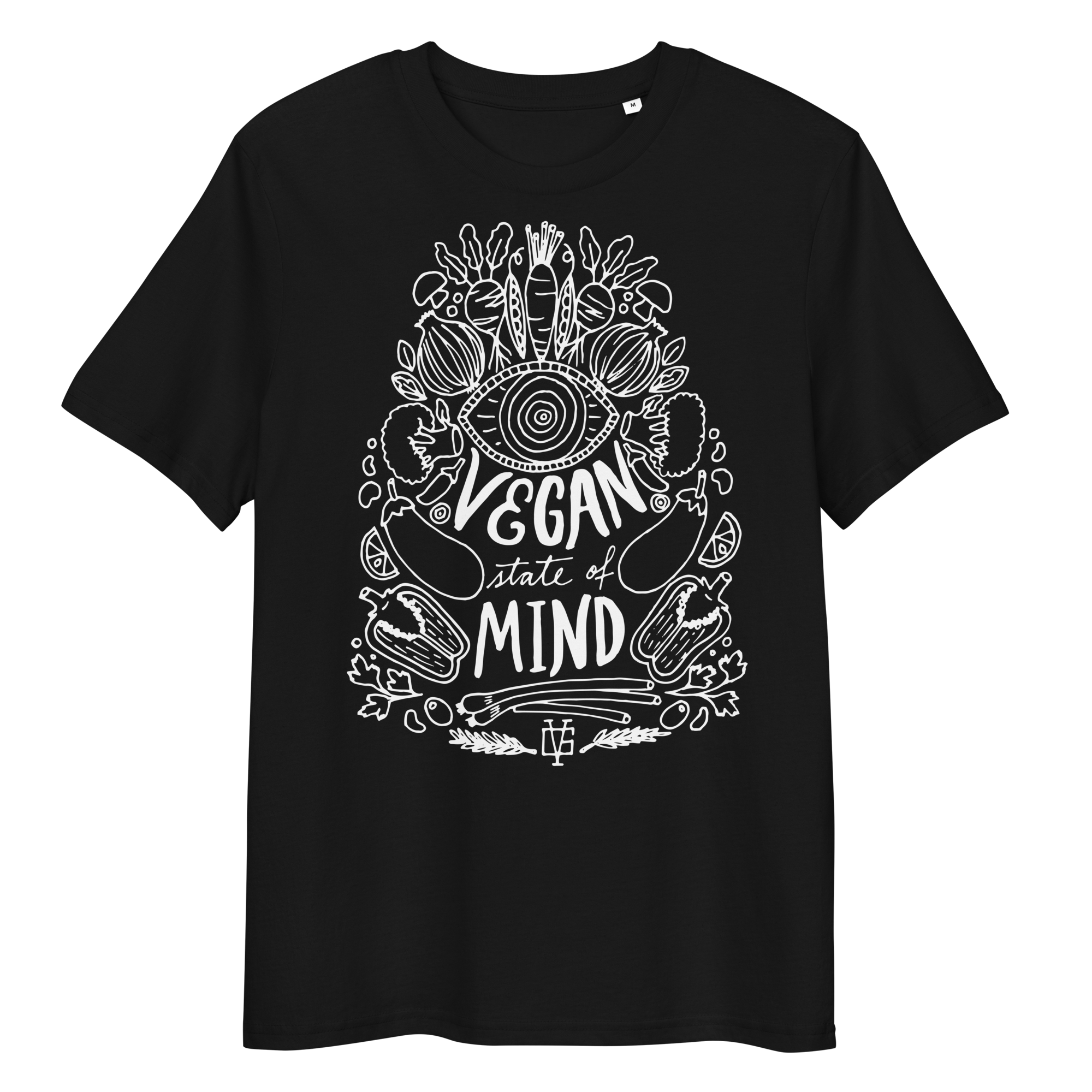 Vegan T-Shirt - Vegan State of Mind - Black
