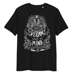 Vegan T-Shirt - Vegan State of Mind - Black
