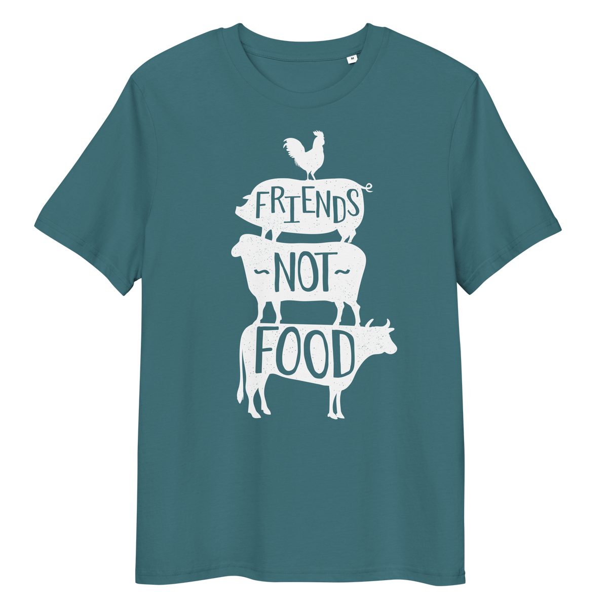 Vegan T-Shirt - Friends not Food - Stargazer
