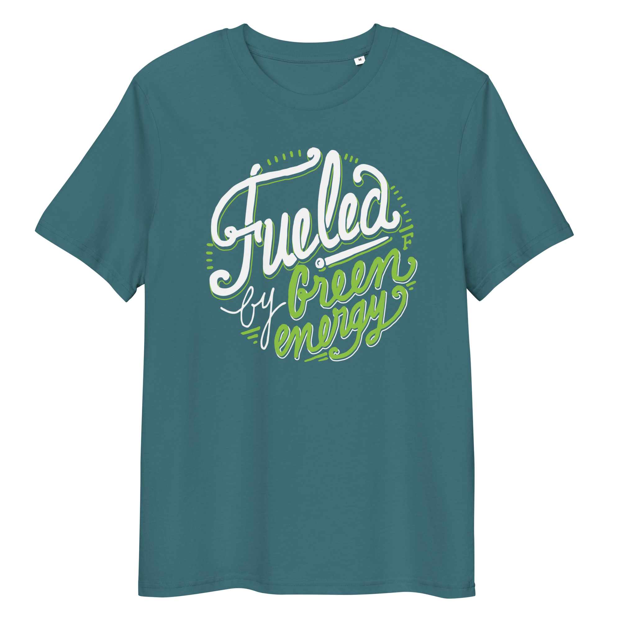 Vegan T-Shirt - Fueled by Green Energy - Stargazer
