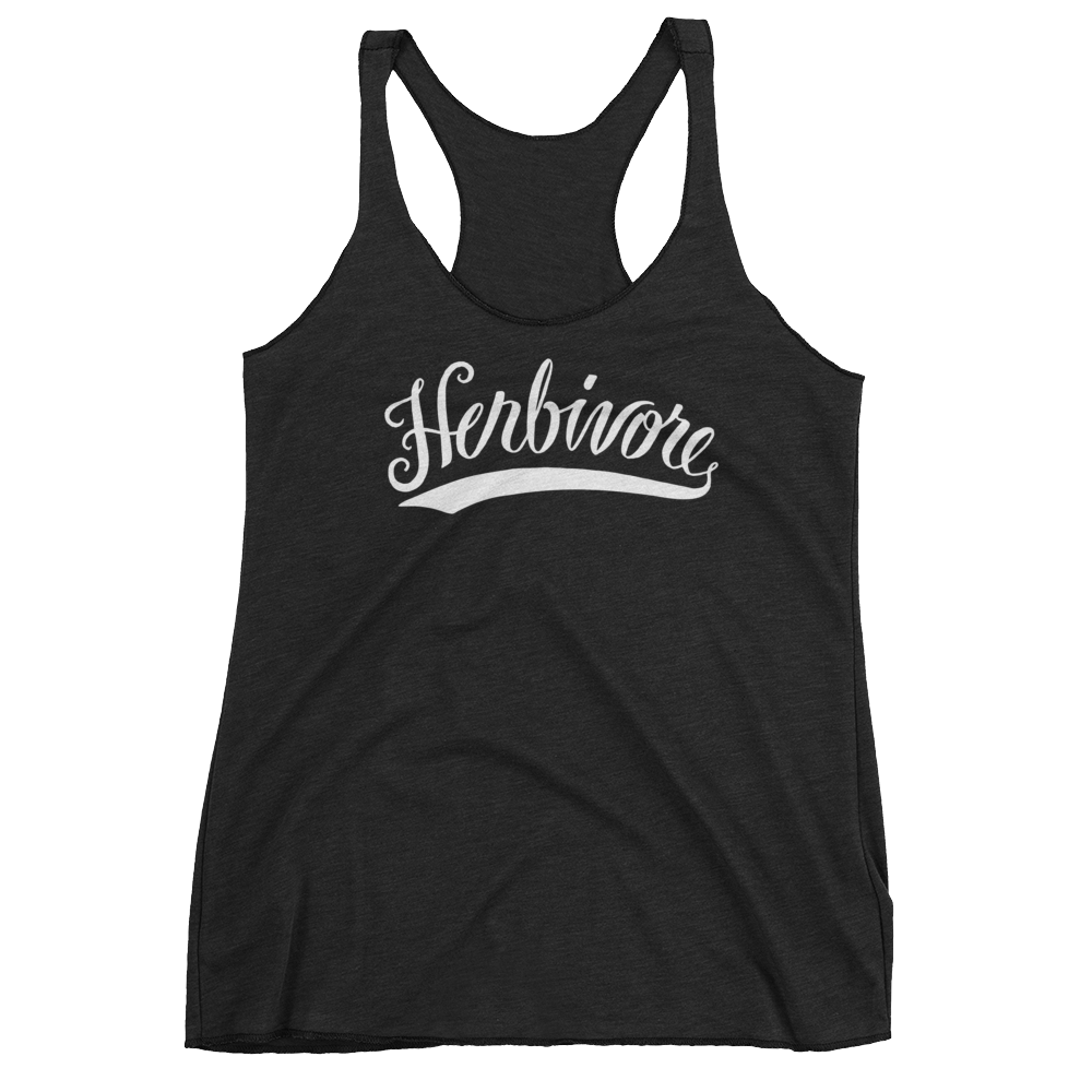 Vegan Tank Top - Herbivore - Vintage Black