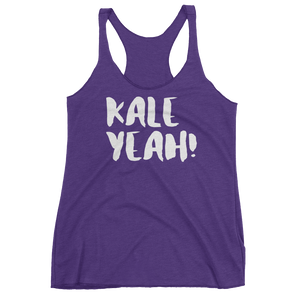 Vegan Tank Top - Kale Yeah - Purple Rush