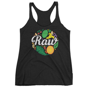 Vegan Tank Top - 100% Raw - Vintage Black