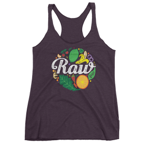 Vegan Tank Top - 100% Raw - Vintage Purple