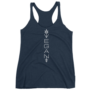 Vegan Tank Top - Modern Vegan - Vintage Navy