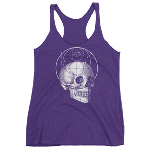 Sacred Geometry Tank Top - Vesica Piscis Eye - Purple Rush