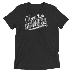 Vegan T-Shirt - Choose Kindness Shirt - Charcoal Black