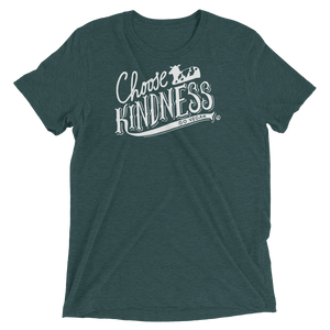 Vegan T-Shirt - Choose Kindness Shirt - Emerald