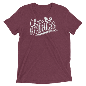 Vegan T-Shirt - Choose Kindness Shirt - Maroon