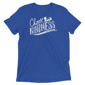 Vegan T-Shirt - Choose Kindness Shirt - True Royal