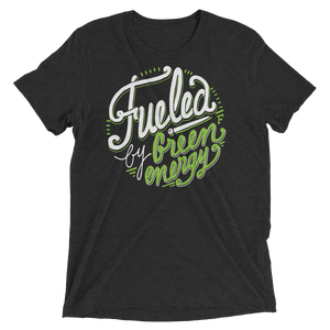 Vegan T-Shirt - Fueled by green energy - Emerald