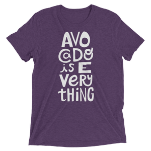 Vegan T-Shirt - Avocado is everything - Purple