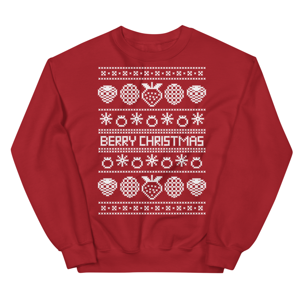 Vegan Ugly Christmas Sweater - Red