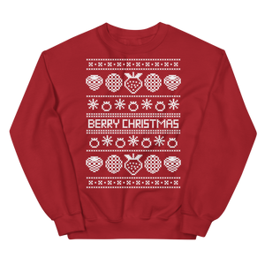 Vegan Ugly Christmas Sweater - Red