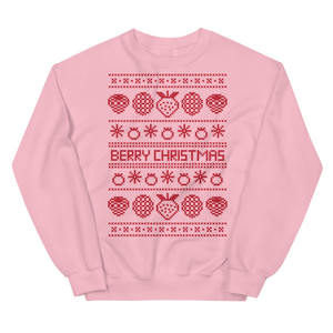 Vegan Ugly Christmas Sweater - Pink