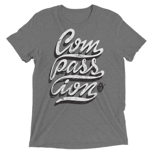 Vegan T-Shirt - Compassion Shirt - Grey