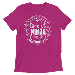 Vegan T-Shirt - Cooking Ninja - Berry