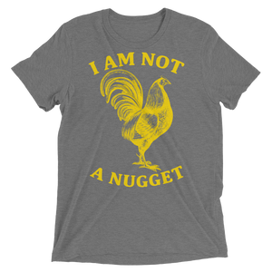 Vegan T-Shirt - I am not a nugget - Grey