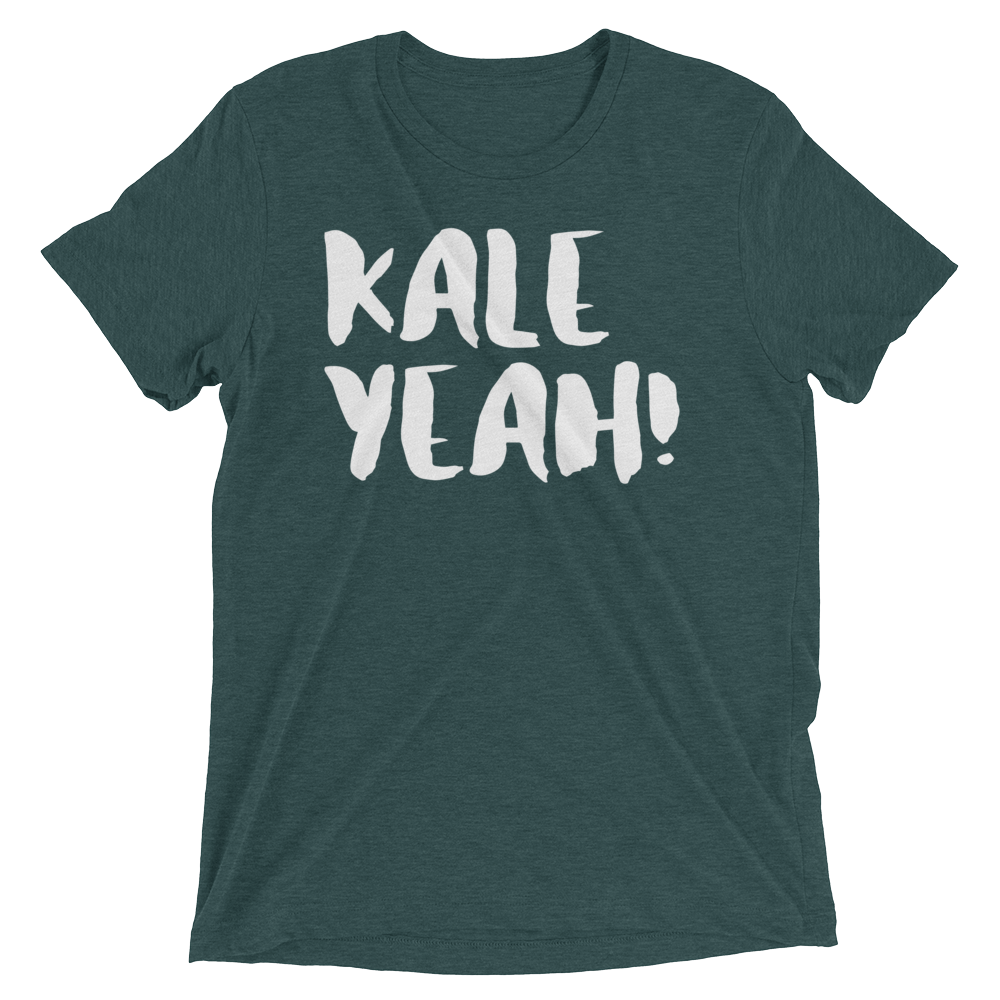 Vegan T-Shirt - Kale Yeah - Emerald