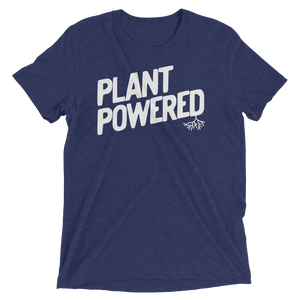 Vegan T-Shirt - Plant Powered Shirt - Navy