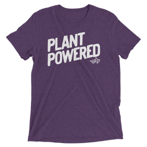 Vegan T-Shirt - Plant Powered Shirt - Purple
