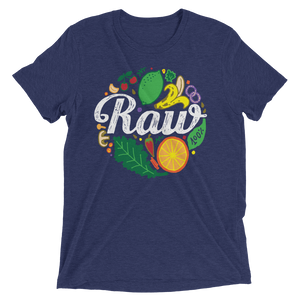 Vegan T-Shirt - 100% Raw Shirt - Navy