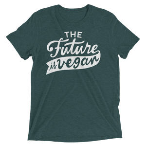 Vegan T-Shirt - The future is vegan shirt - Emerald