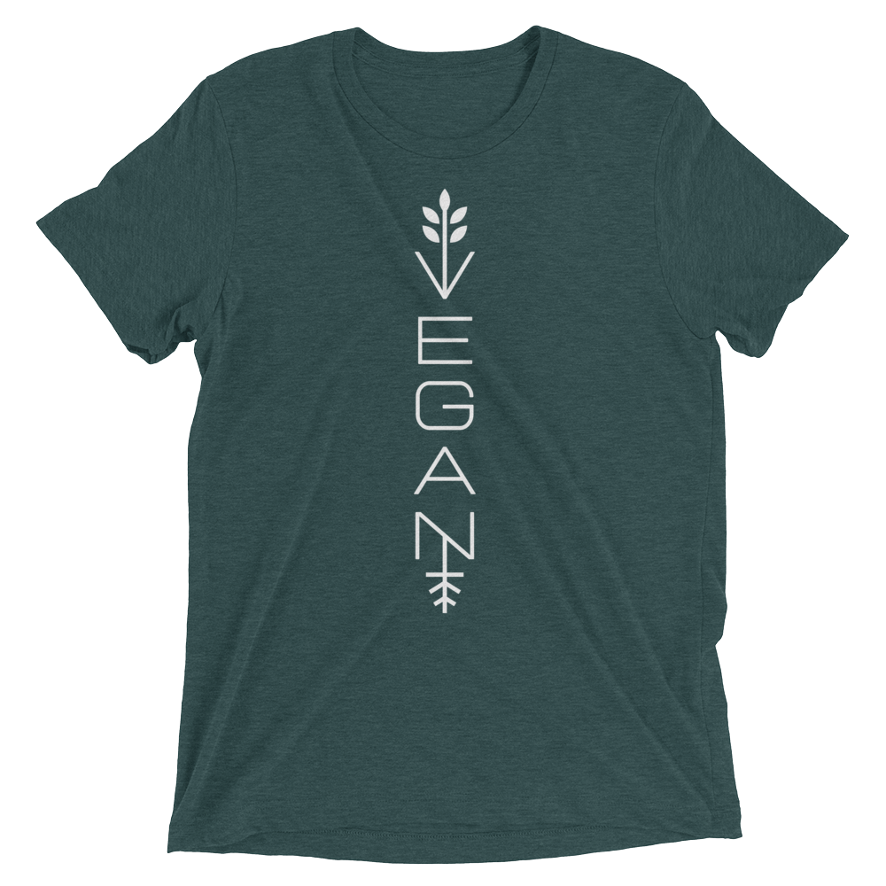 Vegan T-Shirt- Modern vegan - Emerald