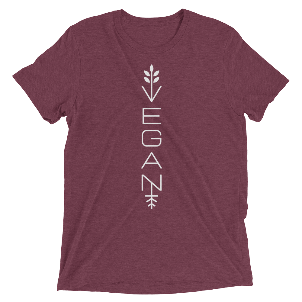 Vegan T-Shirt - Modern vegan - Maroon