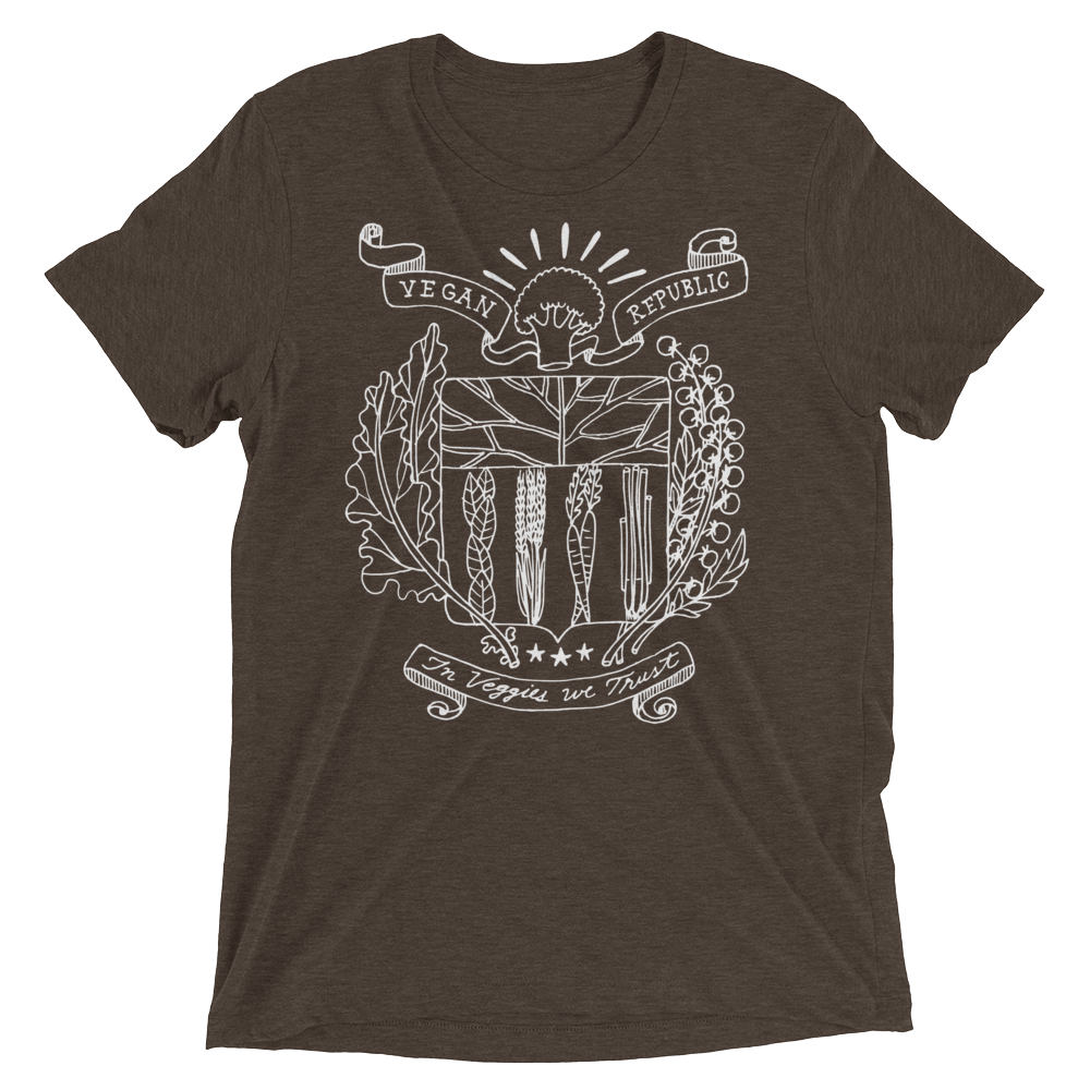 Vegan T-Shirt - Vegan Republic - Brown