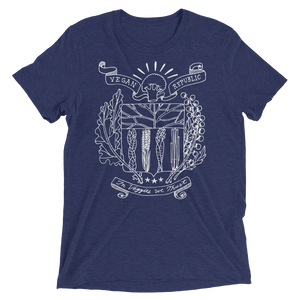 Vegan T-Shirt - Vegan Republic - Navy