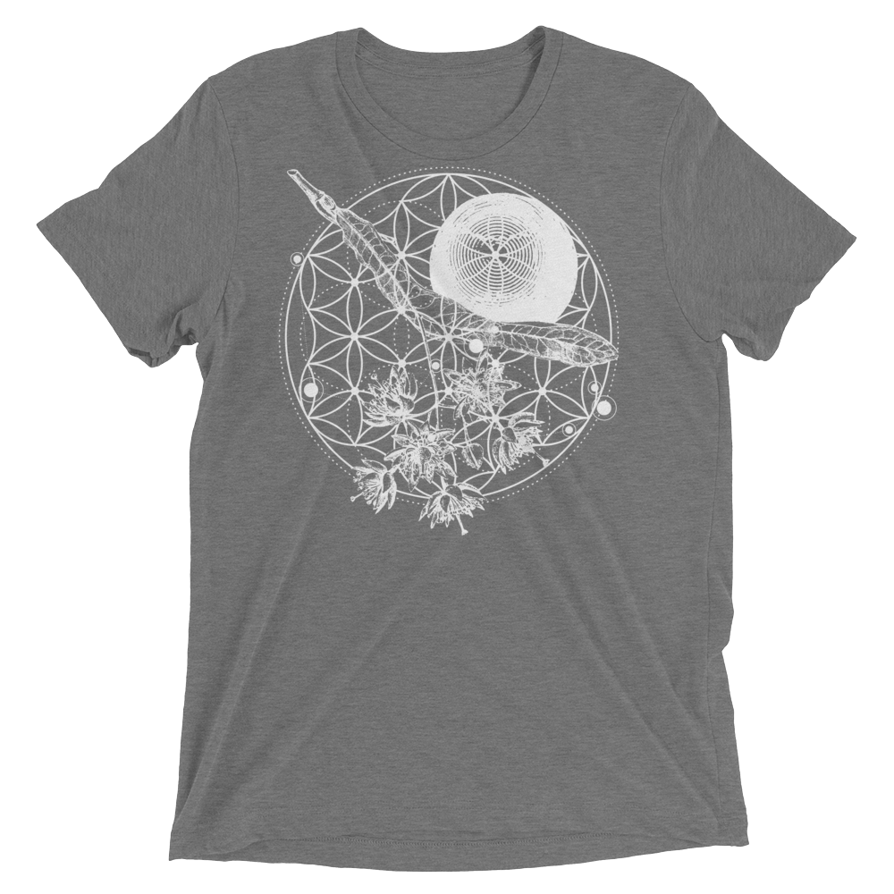 Sacred Geometry Shirt - Flower Of Life - Grey