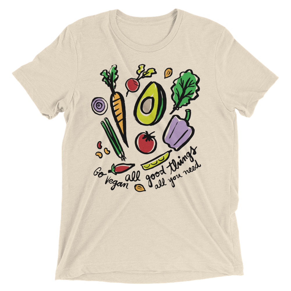 All Good Things Vegan T Shirt Vegan Clothing by The Dharma Store