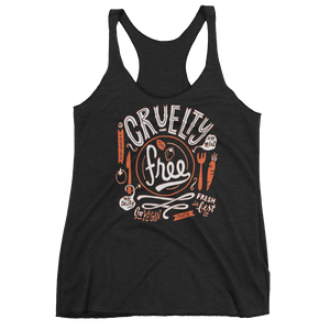 Vegan Tank Top - Cruelty Free - Vintage Black