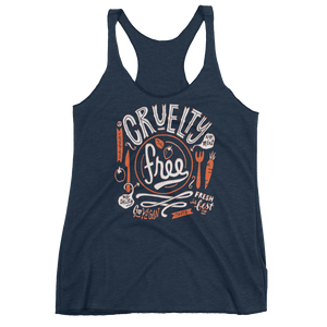 Vegan Tank Top - Cruelty Free - Vintage Navy