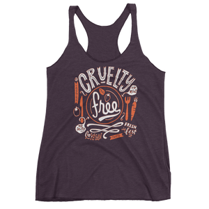 Vegan Tank Top - Cruelty Free - Vintage Purple