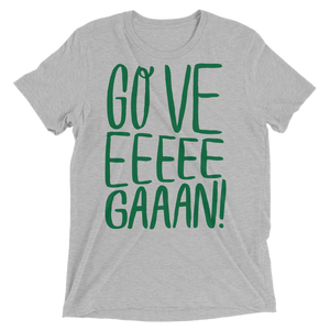Vegan T-Shirt - Go Veeeegan - Athletic Grey