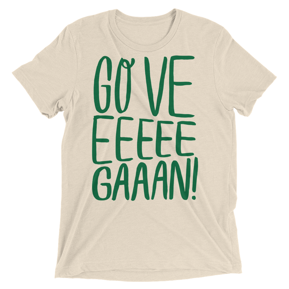 Vegan T-Shirt - Go Veeeegan - Oatmeal