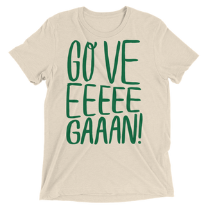 Vegan T-Shirt - Go Veeeegan - Oatmeal